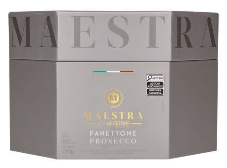 Panettone Prosecco com Uva Passa Maestra Per La Pastina
Panetone gourmet recheado com   uvas passas australianas douradas e enriquecido com o Prosecco DOCG, o vinho mais renomado de Vêneto.