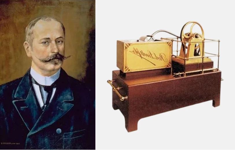 Randolphe Lindt e sua máquinas de cochagem.