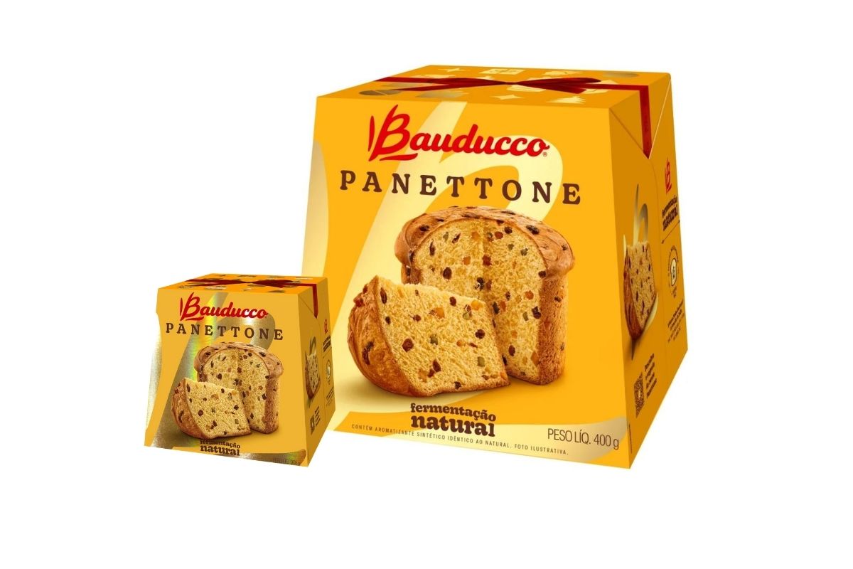 Caixas de panetone bauducco