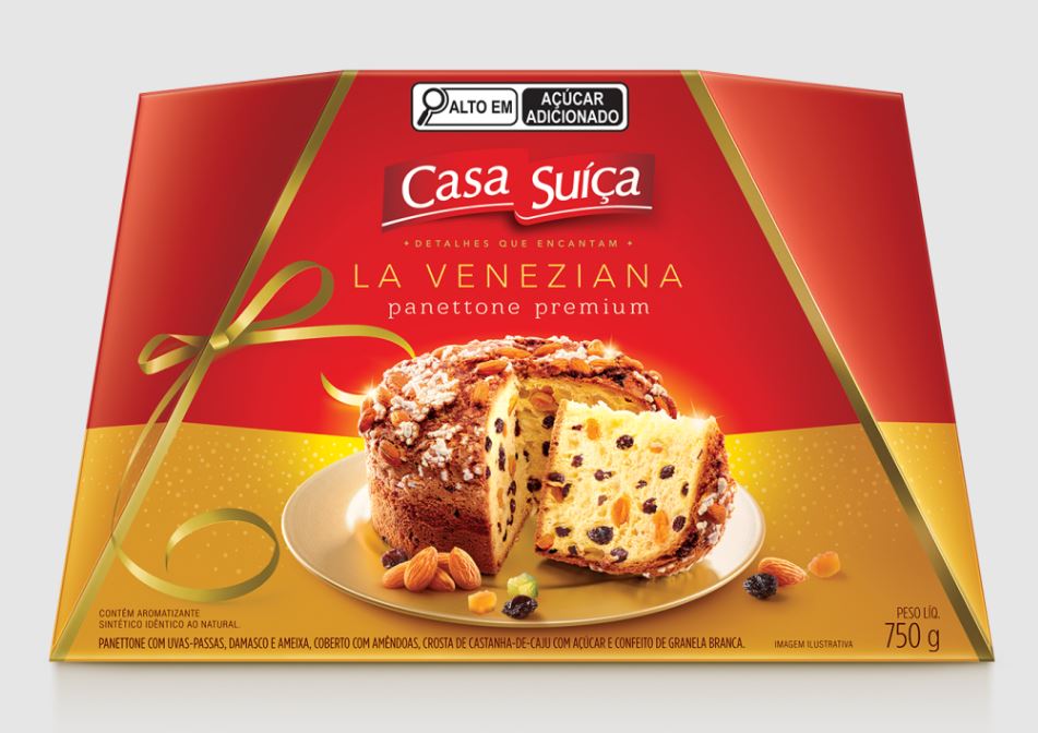 Panetone Premium Casa Suíça Veneziana