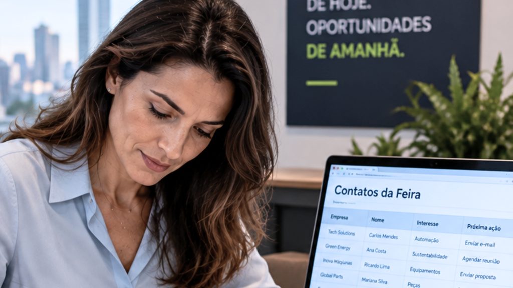 Não confie apenas na memória. Organize seus registros. É muito comum as informações se confundirem em nossa cabeça, após uma dia visitando uma feira. 