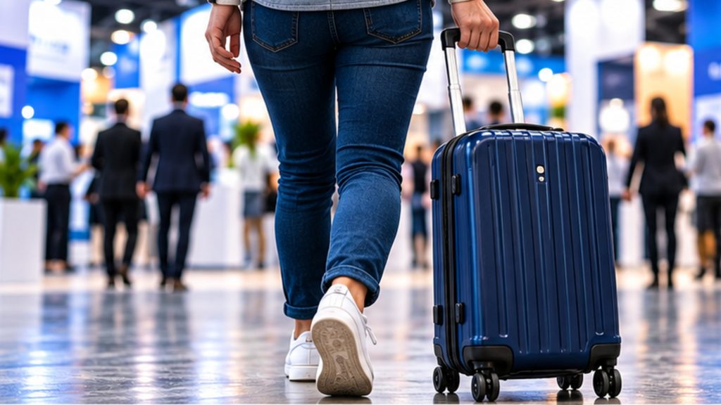 Planeje também os detalhes práticos da visita, como calçados confortáveis, mala com quatro rodinhas e outras comodidades que irão garantir uma visitar produtiva à feira.